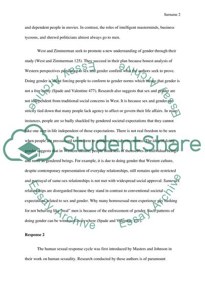 Gender and Sexual Relations