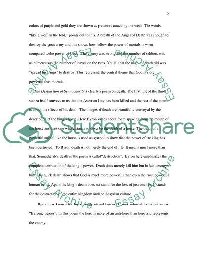 The Destruction of Sennarcherib