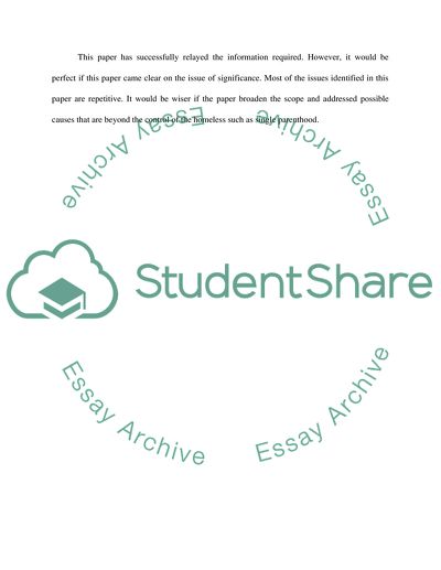 The role of the government