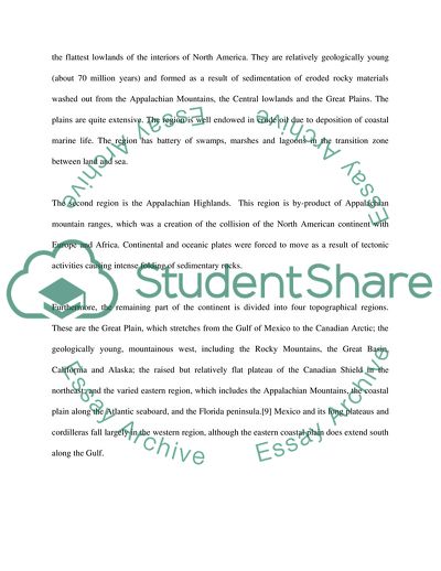 Physical Description of North and South America