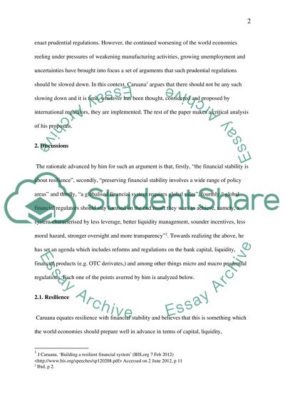 Banking Stability as Financial Regulators Concern