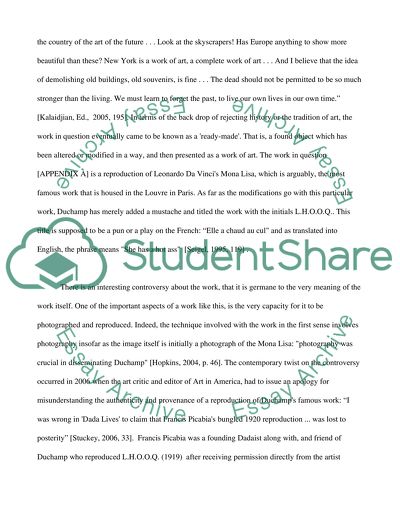 Marcel Duchamp in Modern Culture