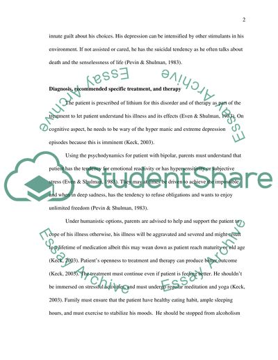 Psychology Order and Treatments