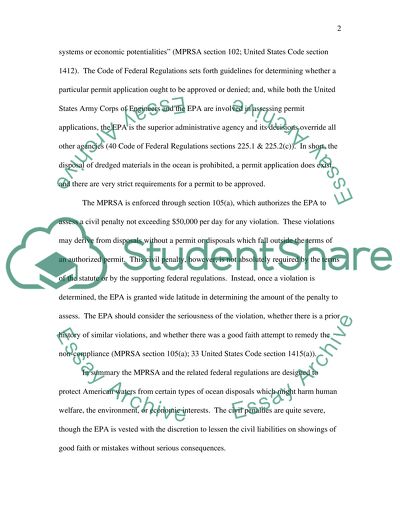 Ocean Disposals and Off-Center Dumping