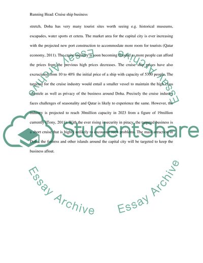 Cruise ship business