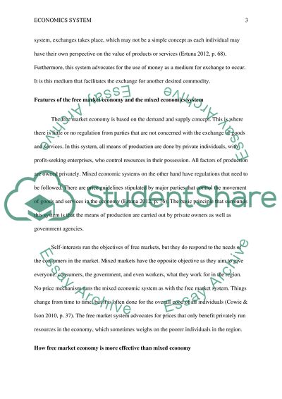 Introduction to the Economics System