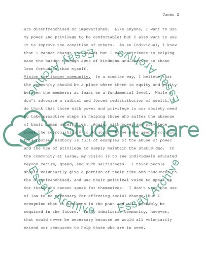 Power & Privilege: Analysis and hopes