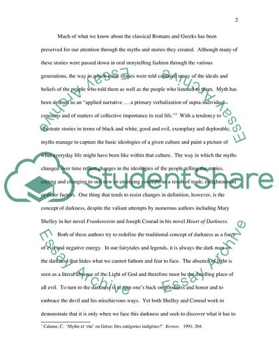 Frankenstein and Conrads Heart of Darkness