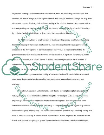 Leibnizs Mental Mill