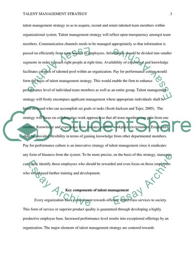 Talent Management Strategy