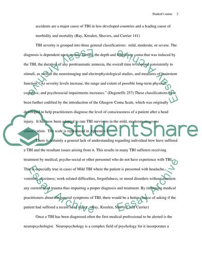 The Symptoms of Traumatic Brain Injury