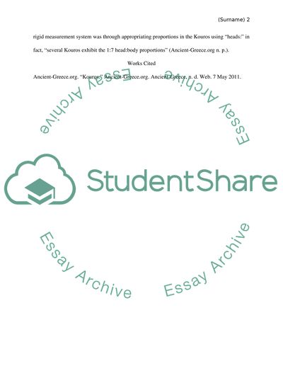 A Descriptive Paper on Kouros