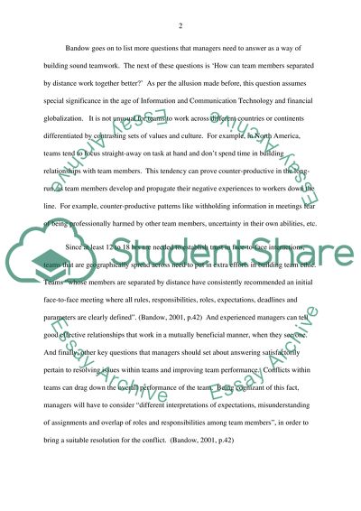 Time to Create Sound Teamwork by Diane Bandow