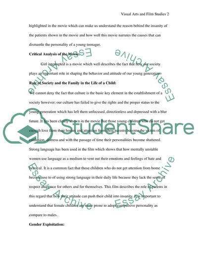 Girl interrupted essay