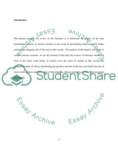 The Role of Microfinance Companies