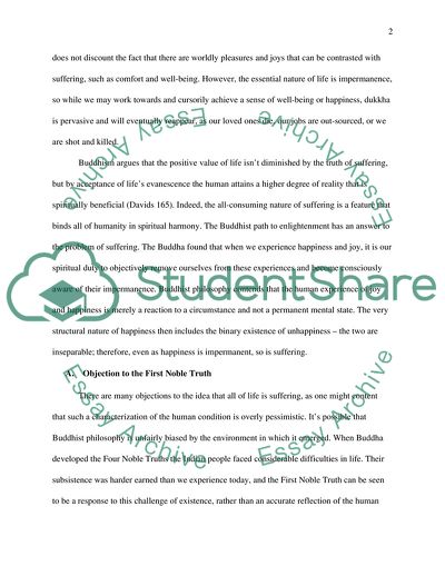 The Four Noble Truths