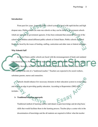 Why are Schools and Children Failing