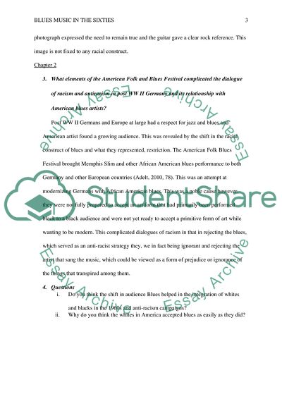 Blues Music in the Sixties