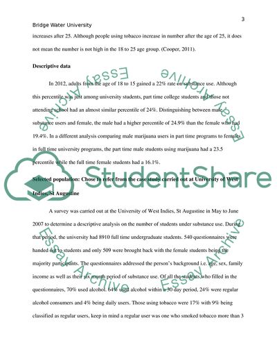 Substance Abuse Awareness in 18 to 25-Year-Olds