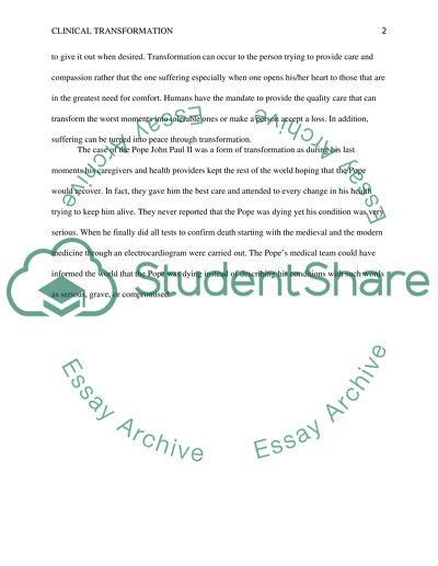 Clinical Transformation