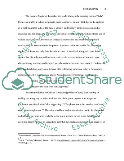 Swift, Pope and the Nature of Satire