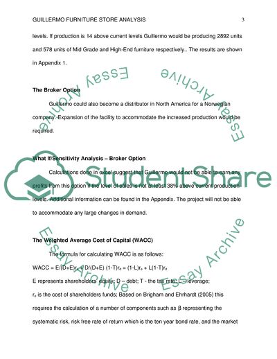 Guillermo Furniture Store Analysis