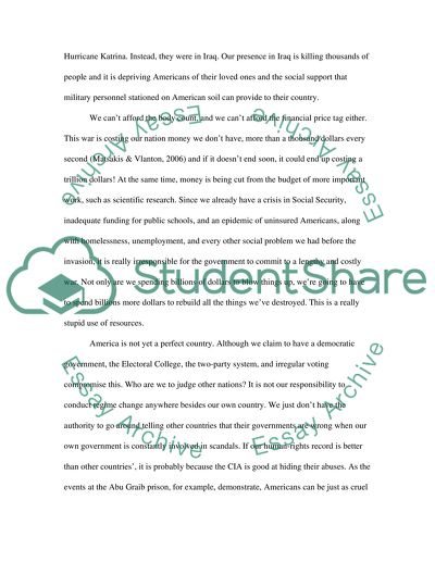 America Out of Iraq Now