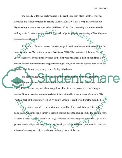 Experience of Two Different Composition or Two Performances of the Same Composition