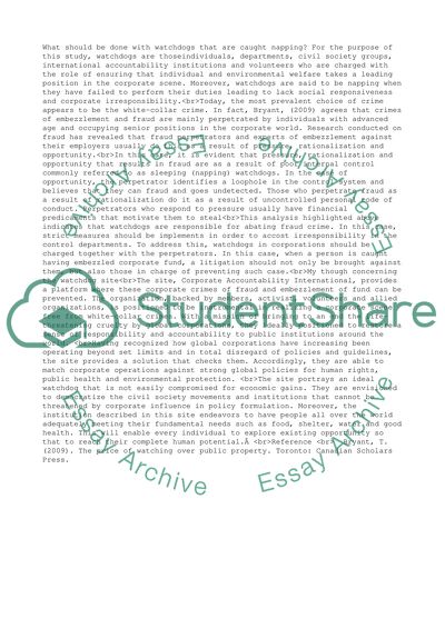 What to Do with Watchdogs Caught Napping