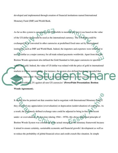 Funds for Economic Development role of IMF and World Bank