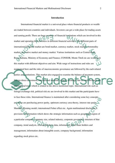 A Financial Market Infrastructure