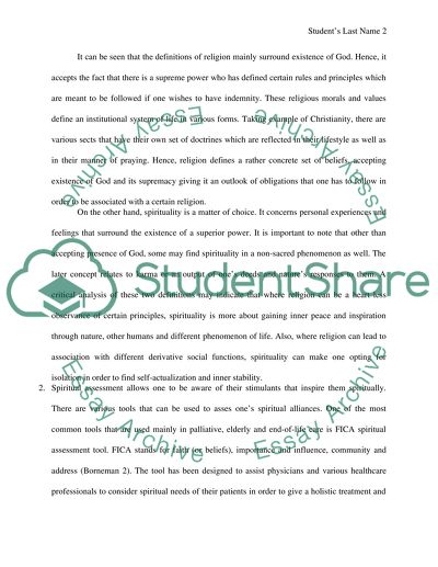 Religion and Spirituality