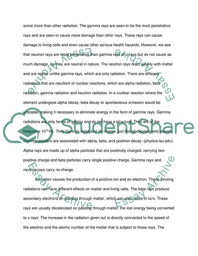 Effects of Low Dose of Radiation