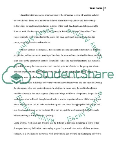 MGT302 - Org. Behavior and Teamwork