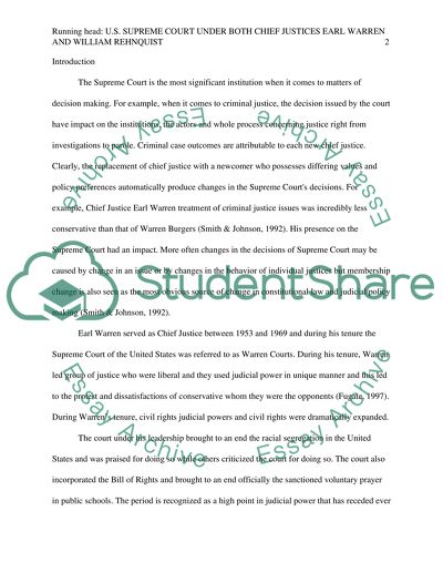 The Approaches to Criminal Procedure by the Supreme Court of the USA