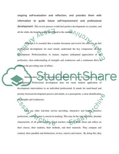 Professional Portfolios in Teaching