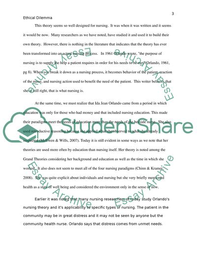 Nursing Process Theory