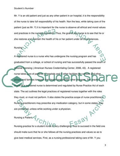 Professional Nursing and Adult Branch