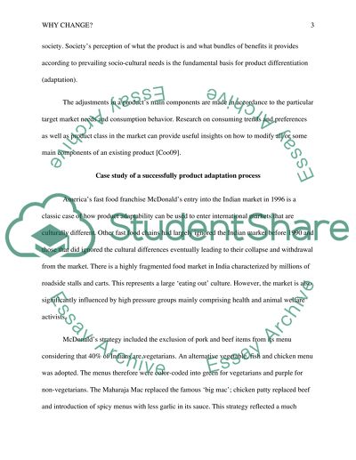 Major Components of a Product