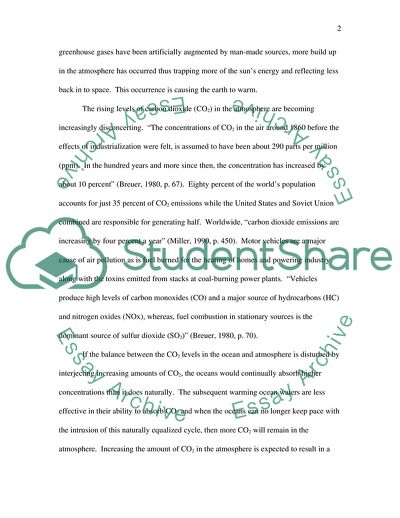 Global Warming: The Greenhouse Effect