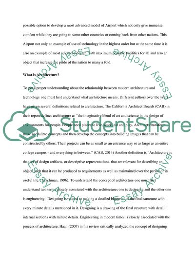 Hong Kong Airport: An Architectural Brilliance and Use of Technology in Architectural Brilliance