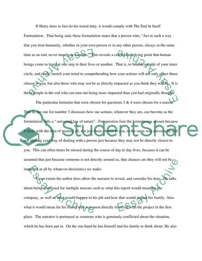 Harry and Miracle Chemicals