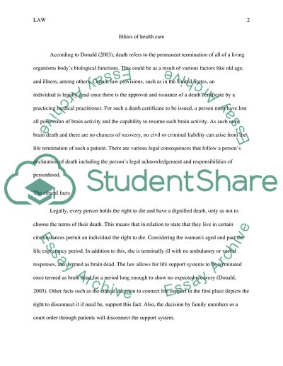 Ethics of Health Care