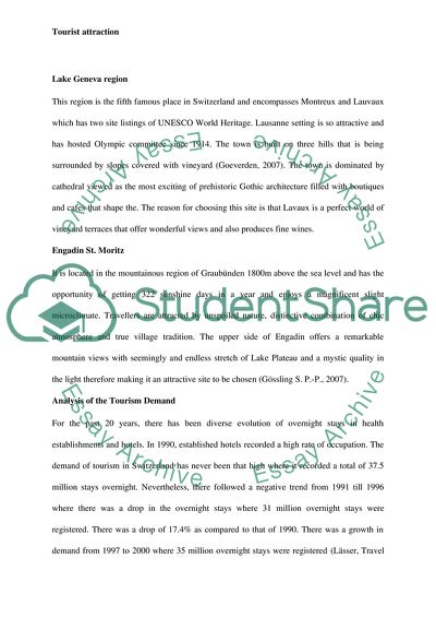 Tourist Attractions of Switzerland