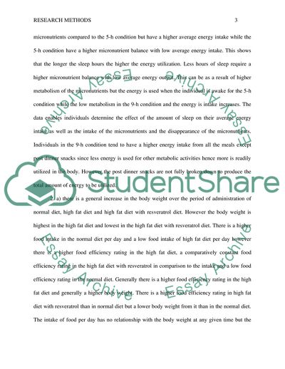 Research Methods - Interpreting Tables and Figures