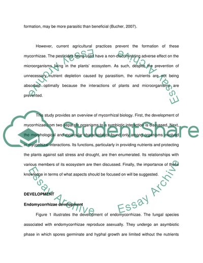 Mycorrhizal Biology Issues
