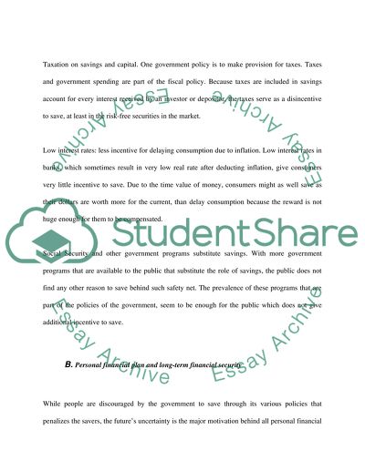 Financial Services - Personal Financial Planning