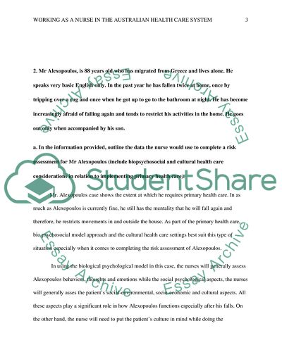 Working as a Nurse in the Australian Health Care System