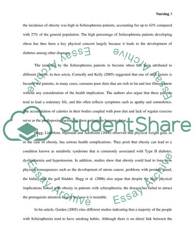 Examining Barriers to Effective Physical Health Care Management of People with Schizophrenia