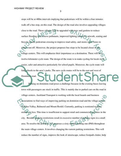 Highway Project Review: Auckland Transport